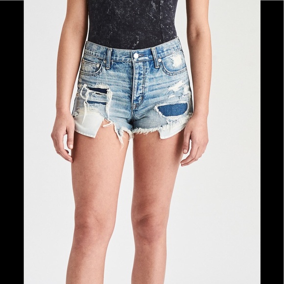 vintage high rise festival shorts